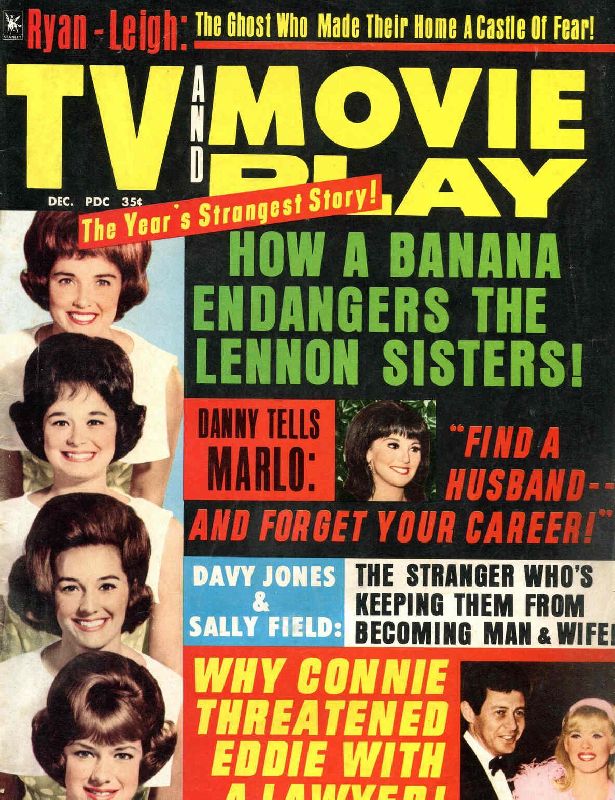 TV AND MOVIE PLAY magazine side cover  Vol 2 # 2 December 1967