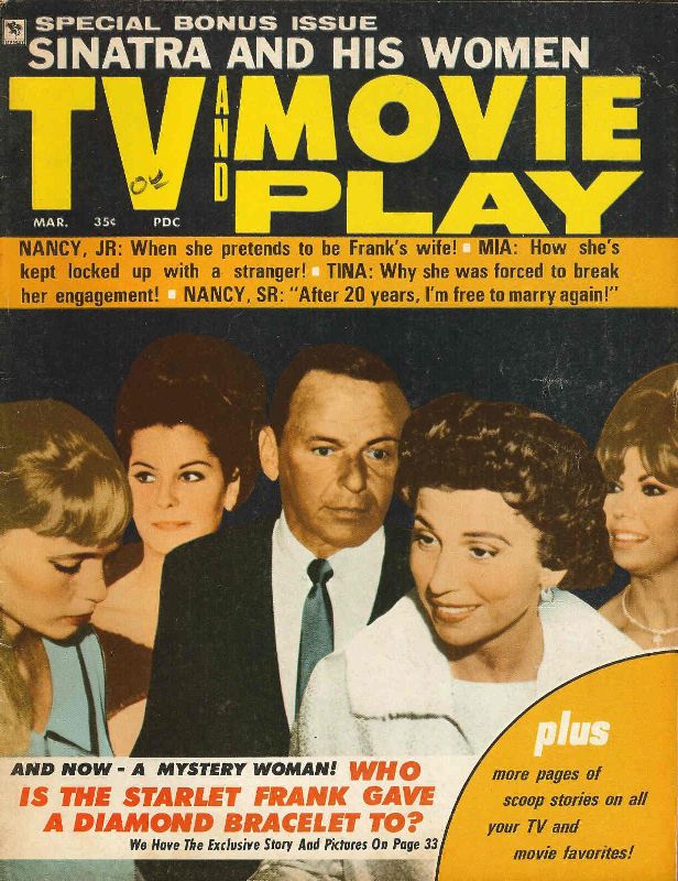 TV AND MOVIE PLAY magazine side cover  Vol 2 # 5 March 1968