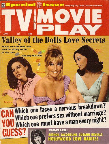 TV AND MOVIE PLAY magazine side cover  Vol 2 # 6 April 1968