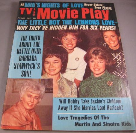 TV AND MOVIE PLAY magazine side cover  Vol 2 # 10 August 1968