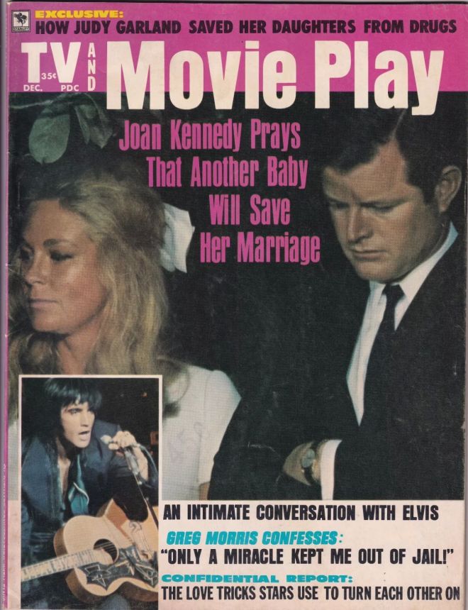 TV AND MOVIE PLAY magazine side cover  Vol 4 # 2 December 1969
