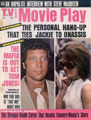 TV AND MOVIE PLAY magazine side cover  Vol 4 # 4 February 1970