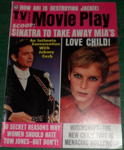 TV AND MOVIE PLAY magazine side cover  Vol 4 # 5 March 1970