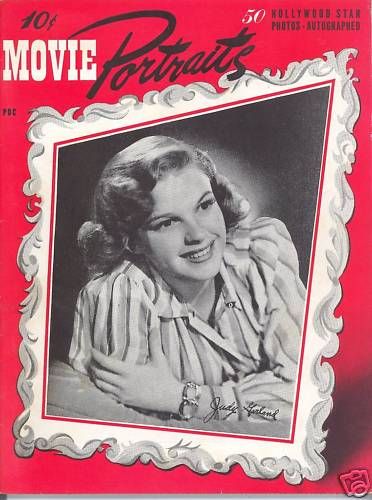 MOVIE PORTRAITS magazine side cover Issue 1 Winter 1941