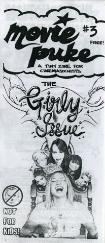 MOVIE PUKE magazine side cover Issue 3  2009