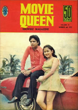 MOVIE QUEEN magazine side cover Issue 48  1972