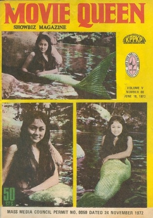 MOVIE QUEEN magazine side cover Issue 60 18 June 1973