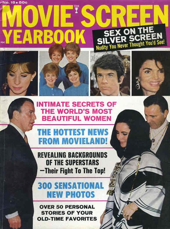 MOVIE SCREEN YEARBOOK magazine side cover Issue 18  1969