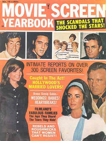 MOVIE SCREEN YEARBOOK magazine side cover Issue 19  1970
