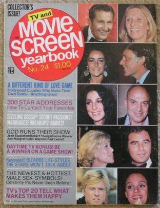 MOVIE SCREEN YEARBOOK magazine side cover Issue 24  1975