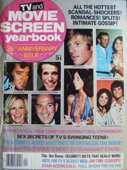 MOVIE SCREEN YEARBOOK magazine side cover Issue 25  1976