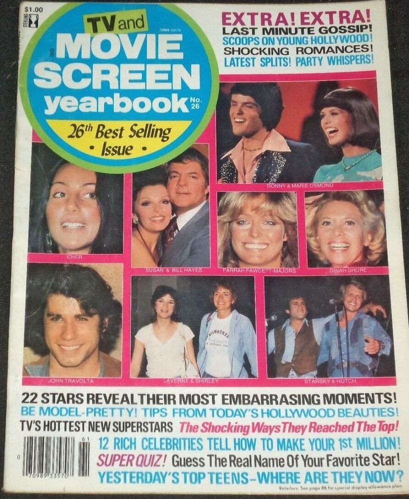MOVIE SCREEN YEARBOOK magazine side cover Issue 26  1977