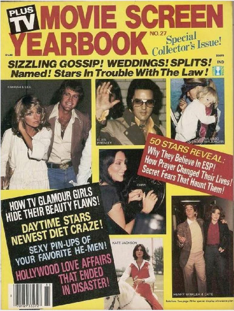 MOVIE SCREEN YEARBOOK magazine side cover Issue 27  1977