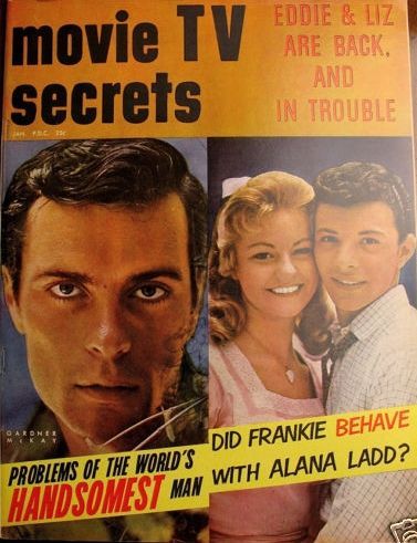 MOVIE SECRETS magazine side cover January 1960