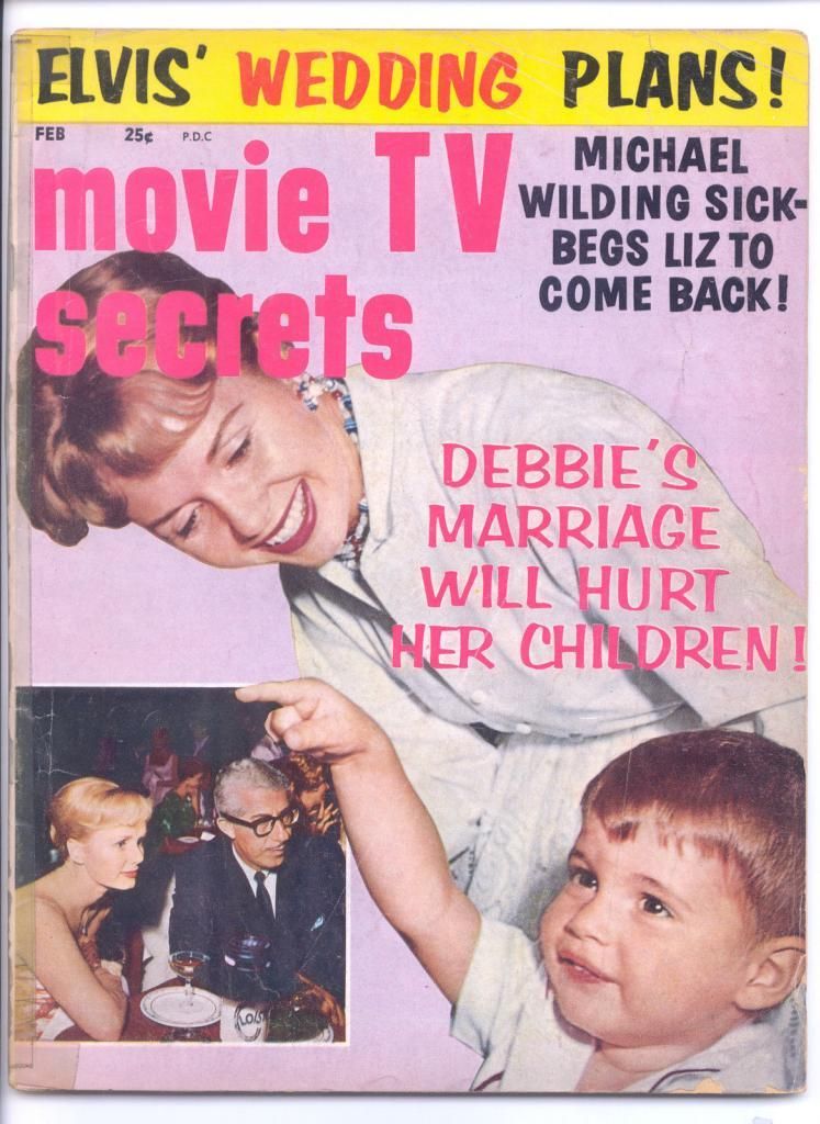 MOVIE SECRETS magazine side cover February 1960