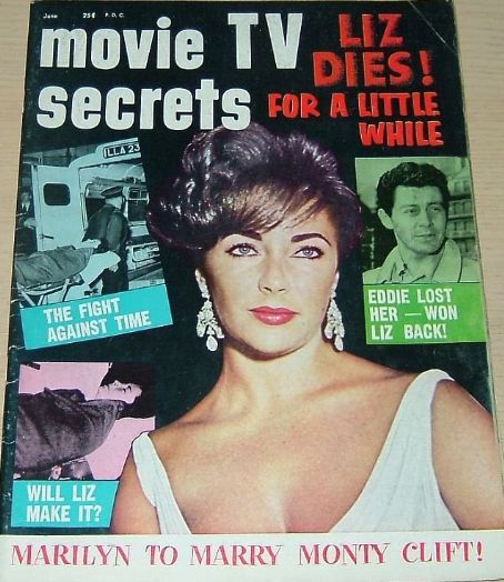 MOVIE SECRETS magazine side cover June 1960
