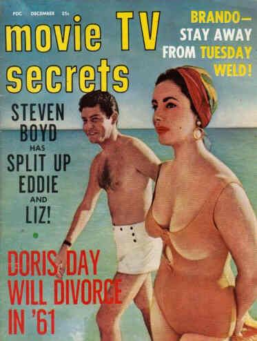 MOVIE SECRETS magazine side cover December 1960