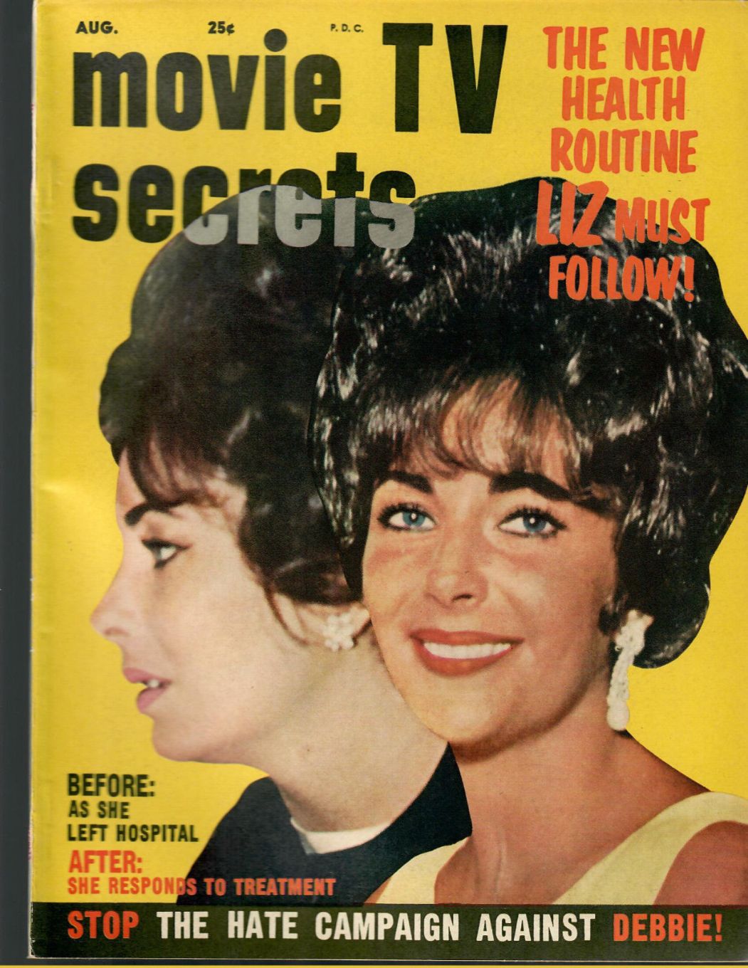 MOVIE SECRETS magazine side cover August 1961