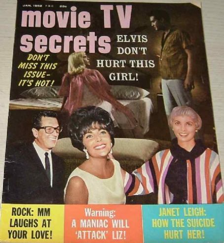 MOVIE SECRETS magazine side cover January 1962