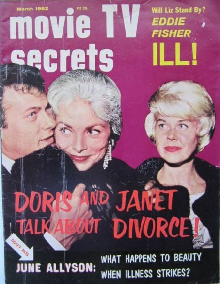 MOVIE SECRETS magazine side cover March 1962
