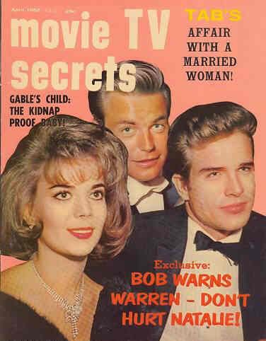 MOVIE SECRETS magazine side cover April 1962