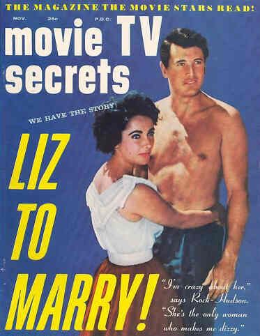 MOVIE SECRETS magazine side cover November 1962