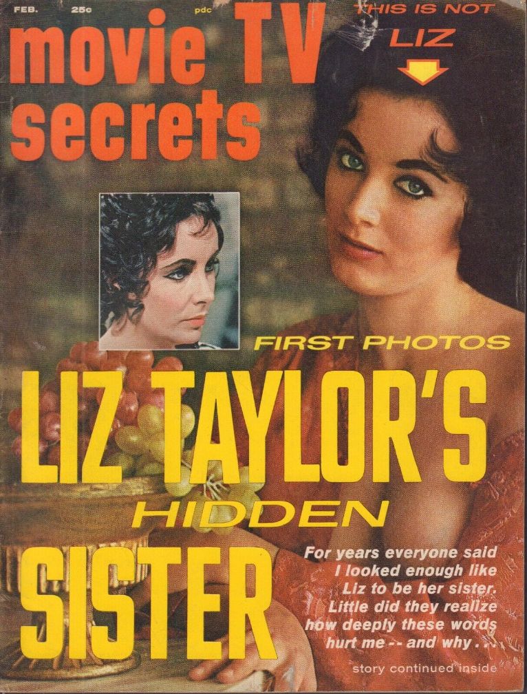 MOVIE SECRETS magazine side cover February 1963