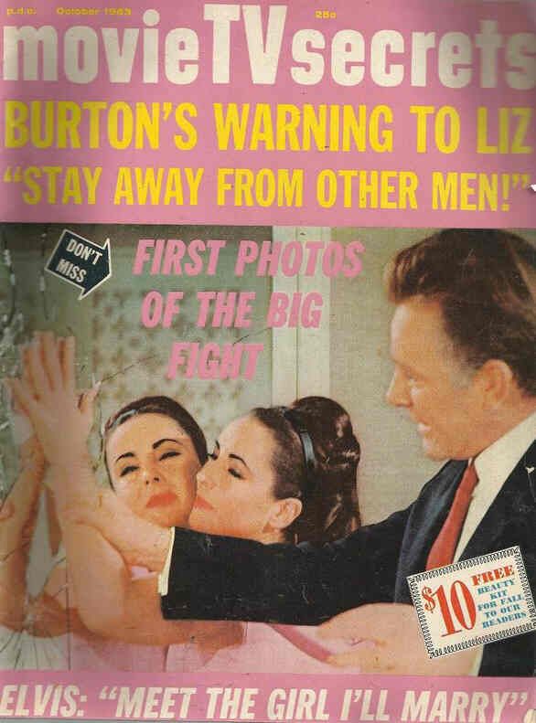 MOVIE SECRETS magazine side cover October 1963