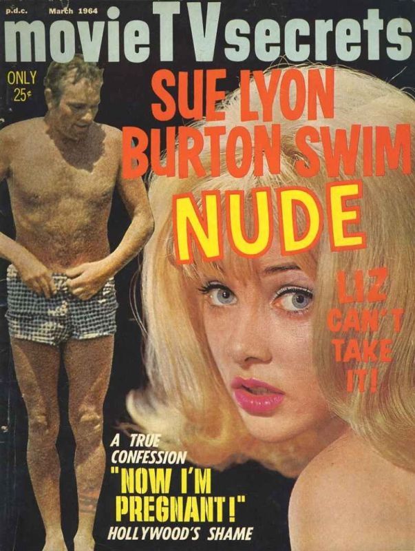 MOVIE SECRETS magazine side cover March 1964