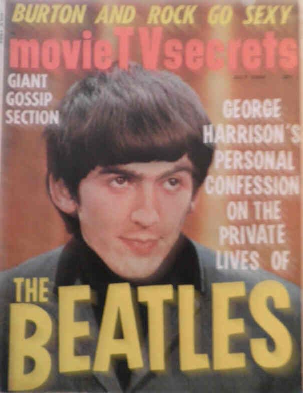 MOVIE SECRETS magazine side cover July 1964