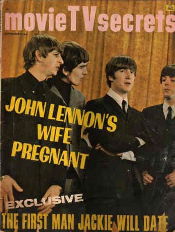 MOVIE SECRETS magazine side cover September 1964