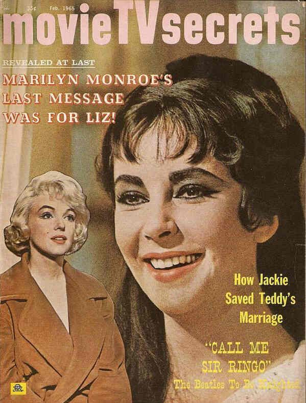 MOVIE SECRETS magazine side cover February 1965