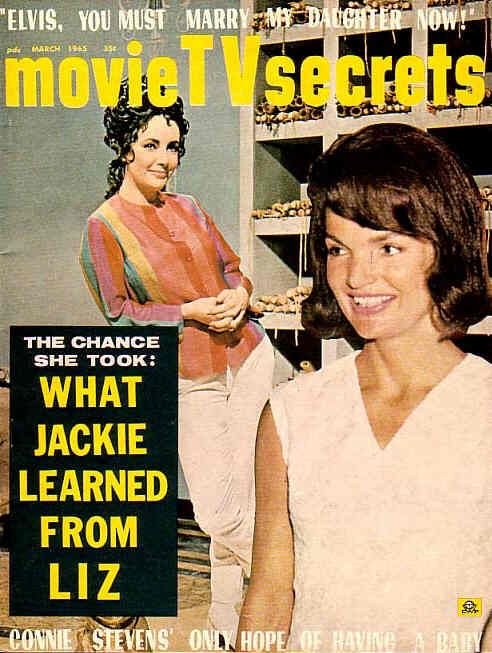 MOVIE SECRETS magazine side cover March 1965