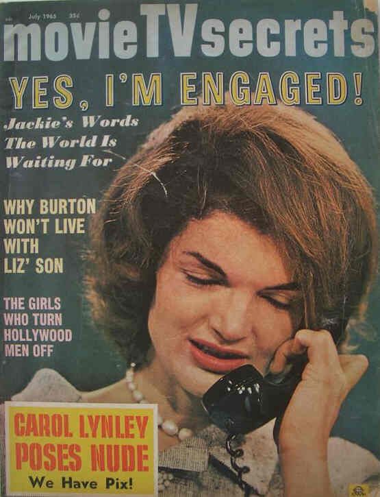 MOVIE SECRETS magazine side cover July 1965