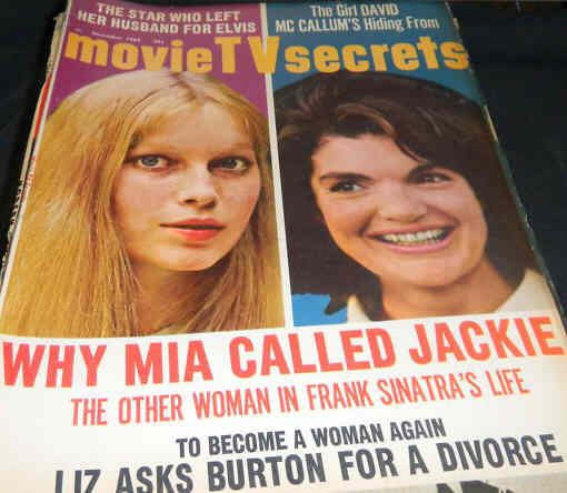 MOVIE SECRETS magazine side cover December 1965