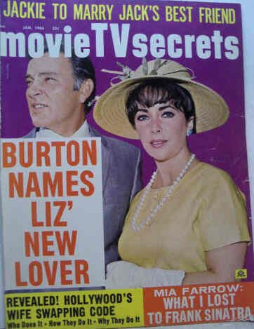 MOVIE SECRETS magazine side cover January 1966