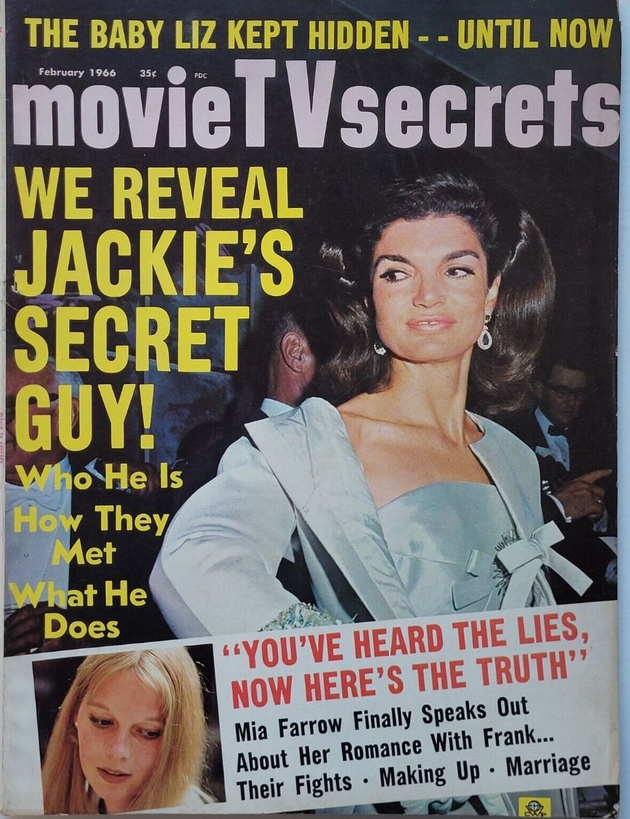 MOVIE SECRETS magazine side cover February 1966