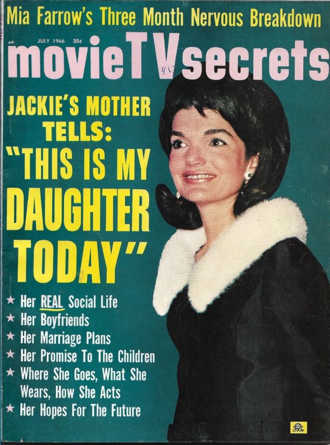 MOVIE SECRETS magazine side cover July 1966