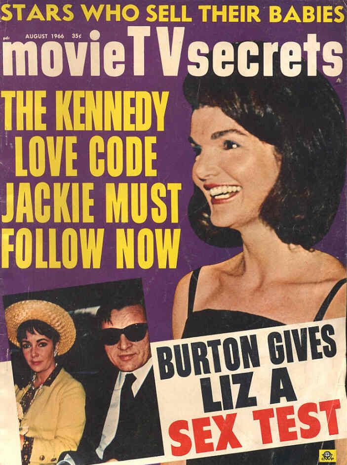 MOVIE SECRETS magazine side cover August 1966