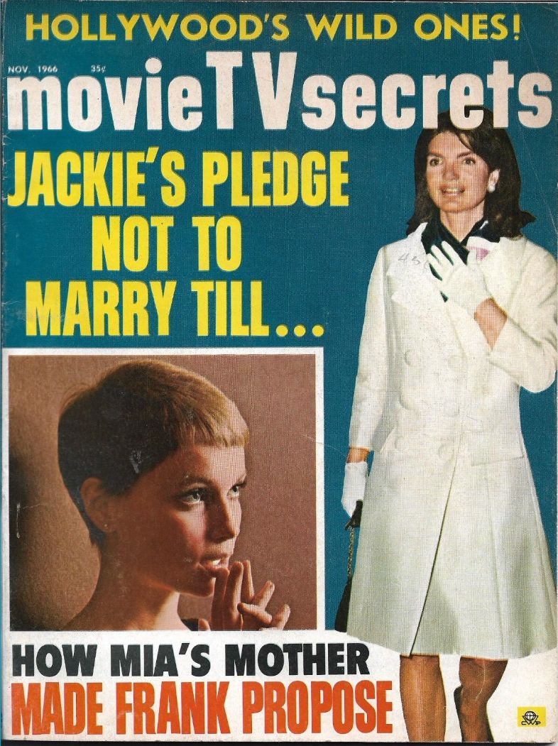 MOVIE SECRETS magazine side cover November 1966