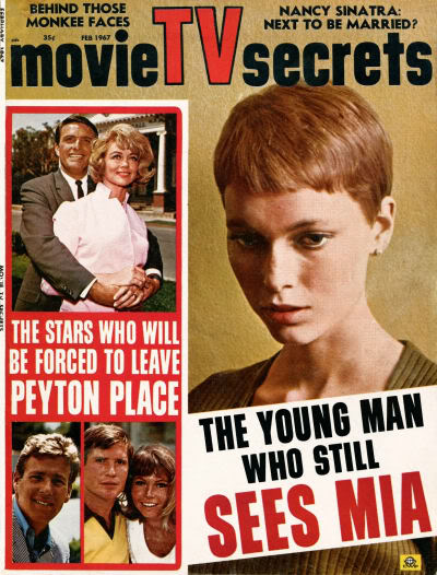 MOVIE SECRETS magazine side cover February 1967