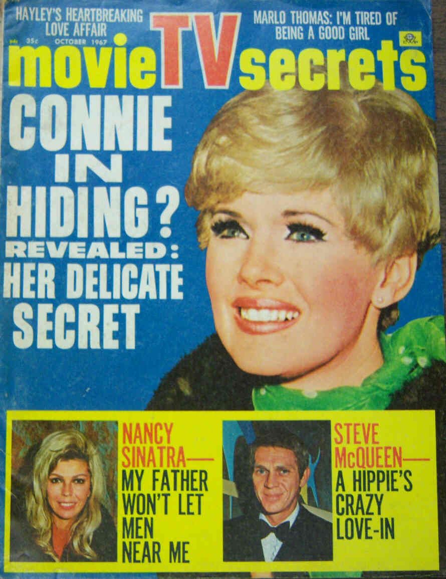 MOVIE SECRETS magazine side cover October 1967