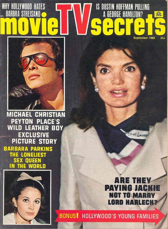 MOVIE SECRETS magazine side cover September 1968