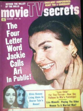 MOVIE SECRETS magazine side cover December 1970