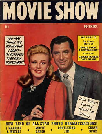 MOVIE SHOW magazine side cover  Vol 1 # 4 December 1942