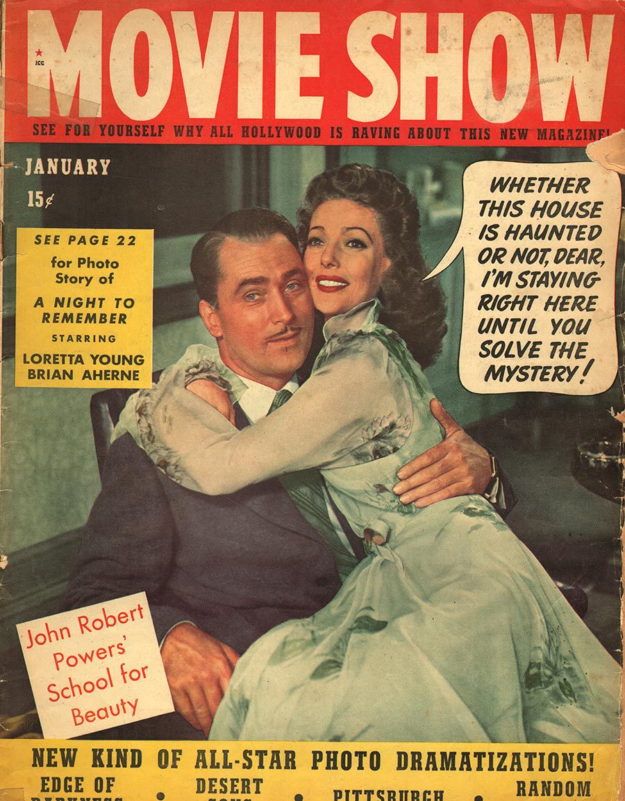 MOVIE SHOW magazine side cover  Vol 1 # 5 January 1943