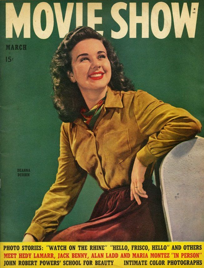 MOVIE SHOW magazine side cover  Vol 1 # 7 March 1943