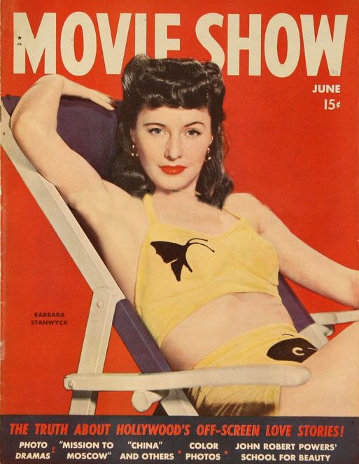 MOVIE SHOW magazine side cover  Vol 1 # 10 June 1943