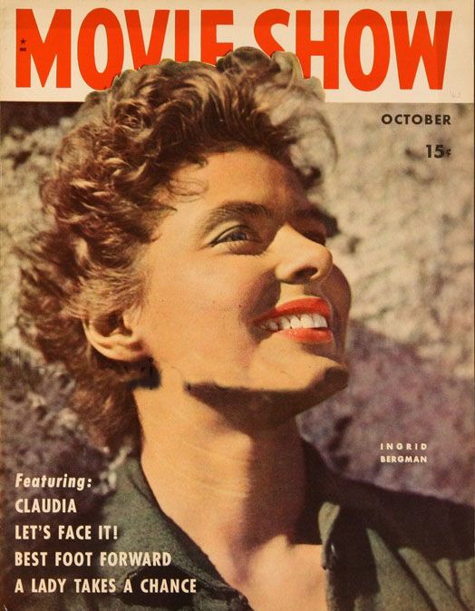 MOVIE SHOW magazine side cover  Vol 2 # 2 October 1943