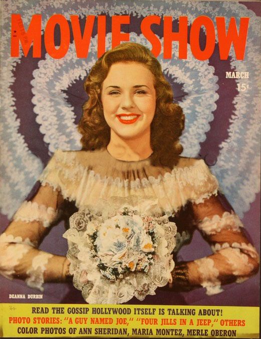 MOVIE SHOW magazine side cover  Vol 2 # 7 March 1944
